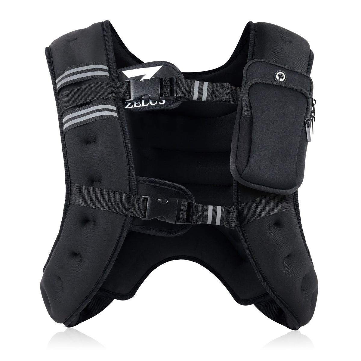 Zelus Weighted Vest ZELUS 45lb Weighted Vest With Iron Weights For