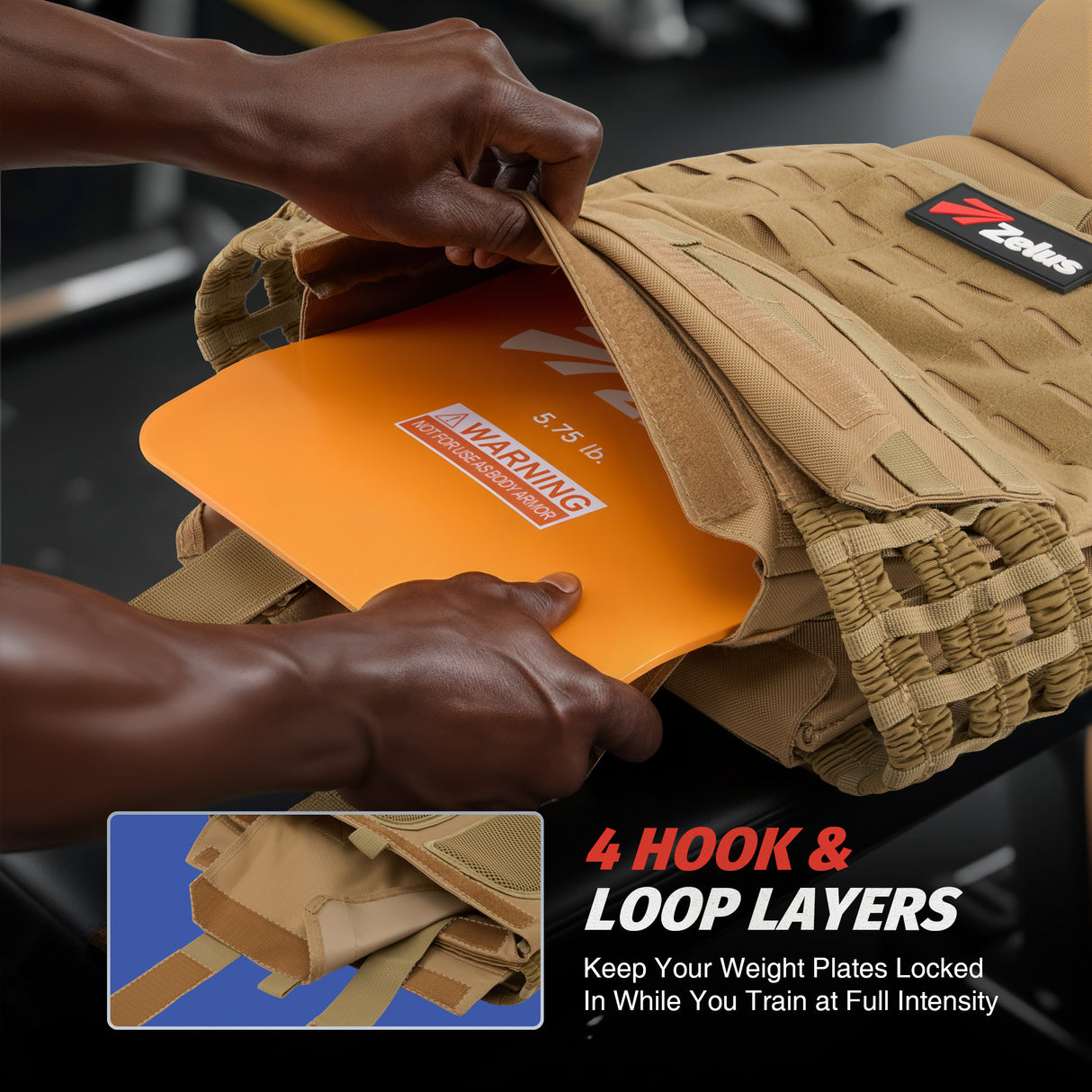 Performance Y-Shaped  Weighted Vest - Adjustable Weight