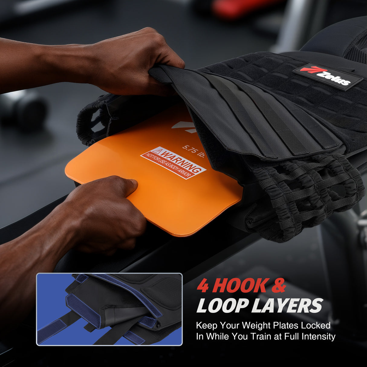 Performance Y-Shaped  Weighted Vest - Adjustable Weight