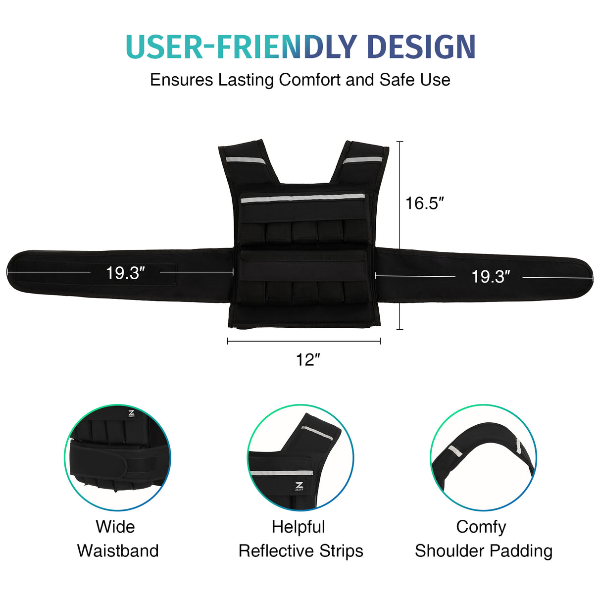 Adjustable Weight Vests Enhance Workout Vests with 20-lb