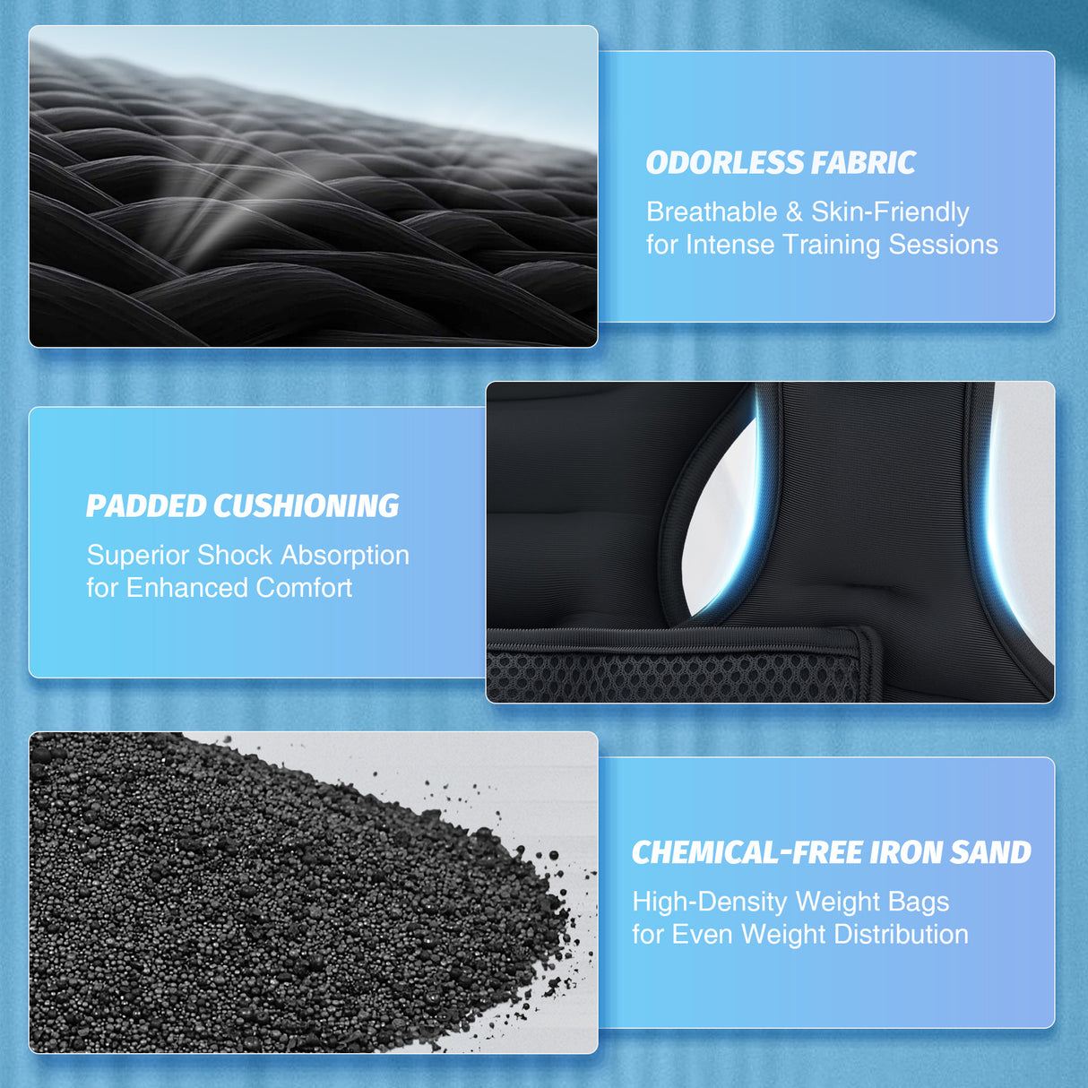 Classic U-Shaped Weighted Vest - Adjustable Weight