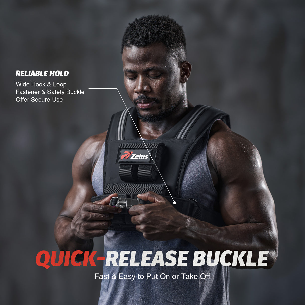 Performance Y-Shaped Weighted Vest - Adjustable Weight