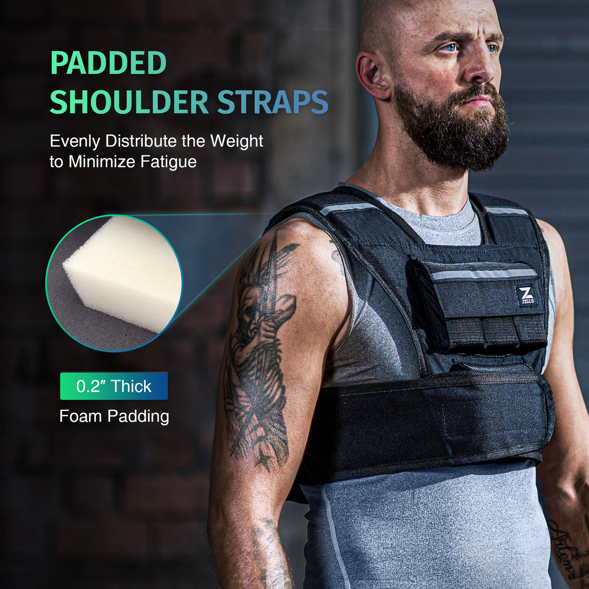 Classic Y-Shaped  Weighted Vest - Adjustable Weight