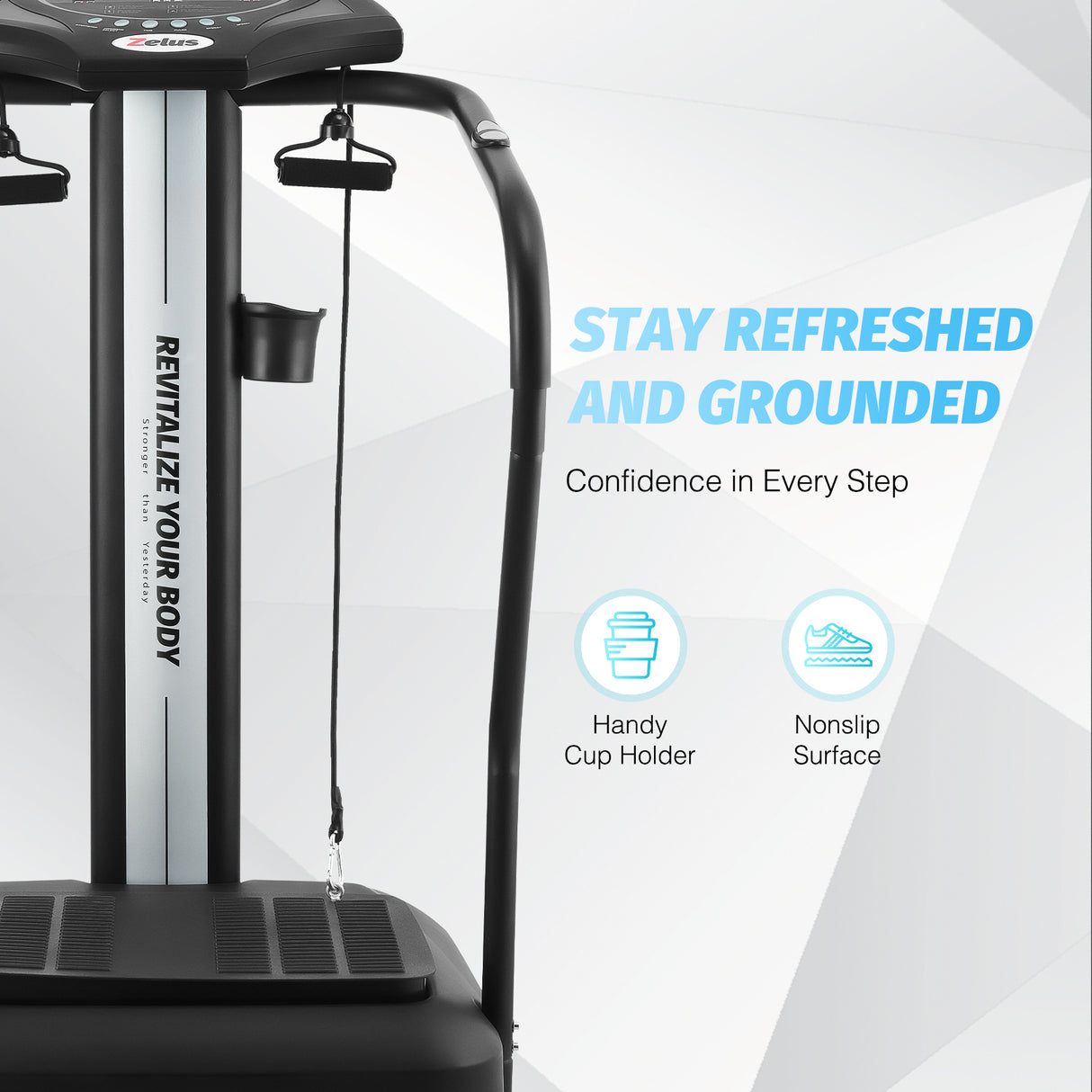 Full Body Vibration Machine, 500W Exercise Plate