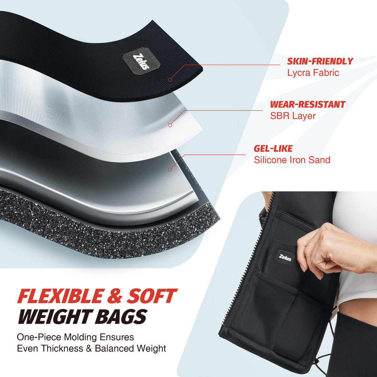 Z-Fit™ Flex Weighted Vest - 10 lb.