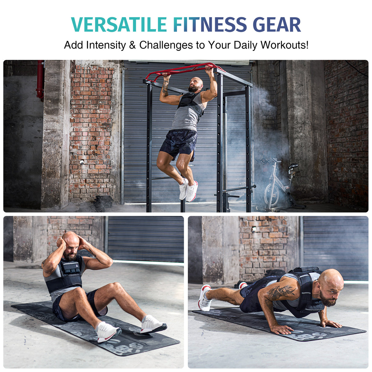 Classic Y-Shaped  Weighted Vest - Adjustable Weight
