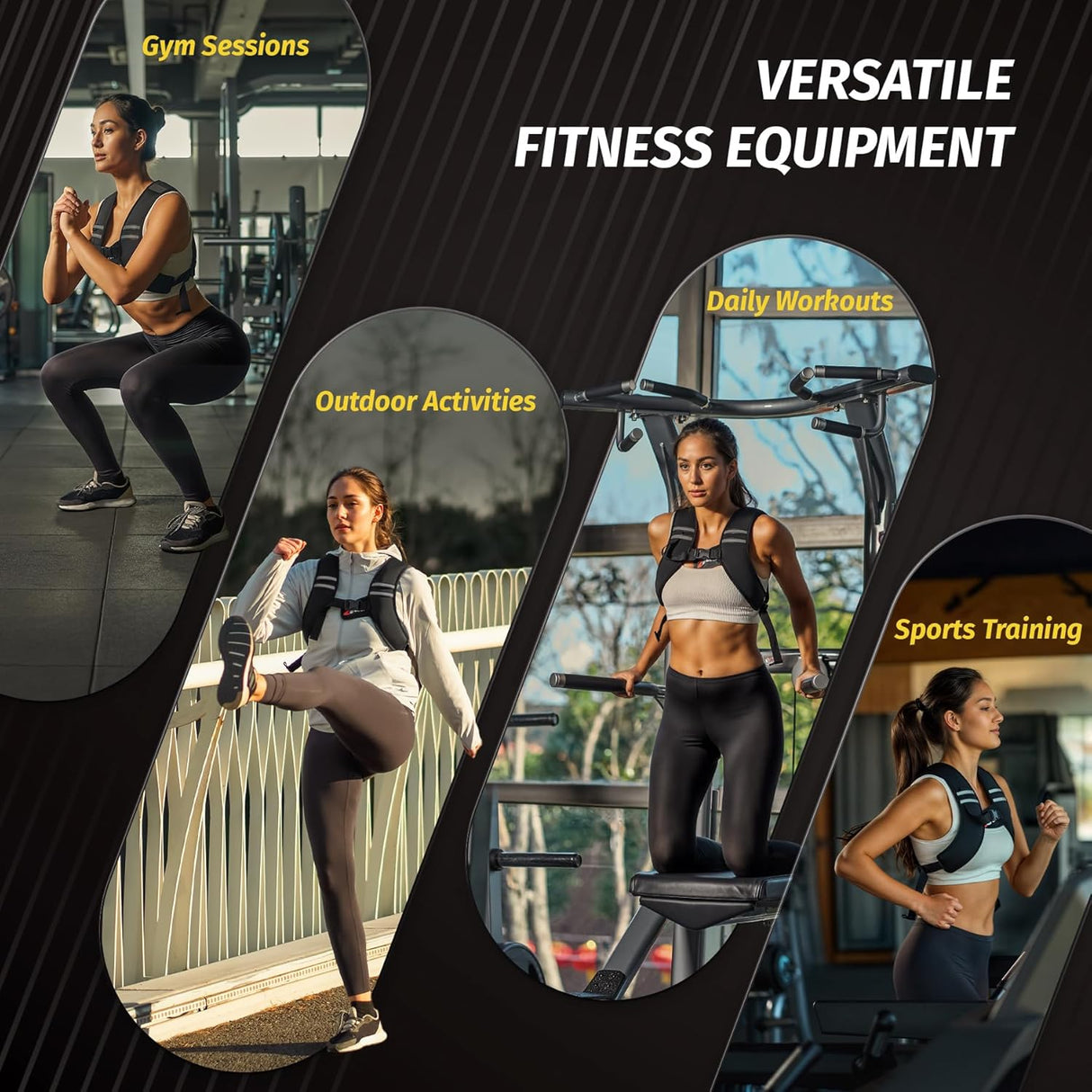 Z-Fit™ Flex X-Shaped Weighted Vest - Adjustable Weight