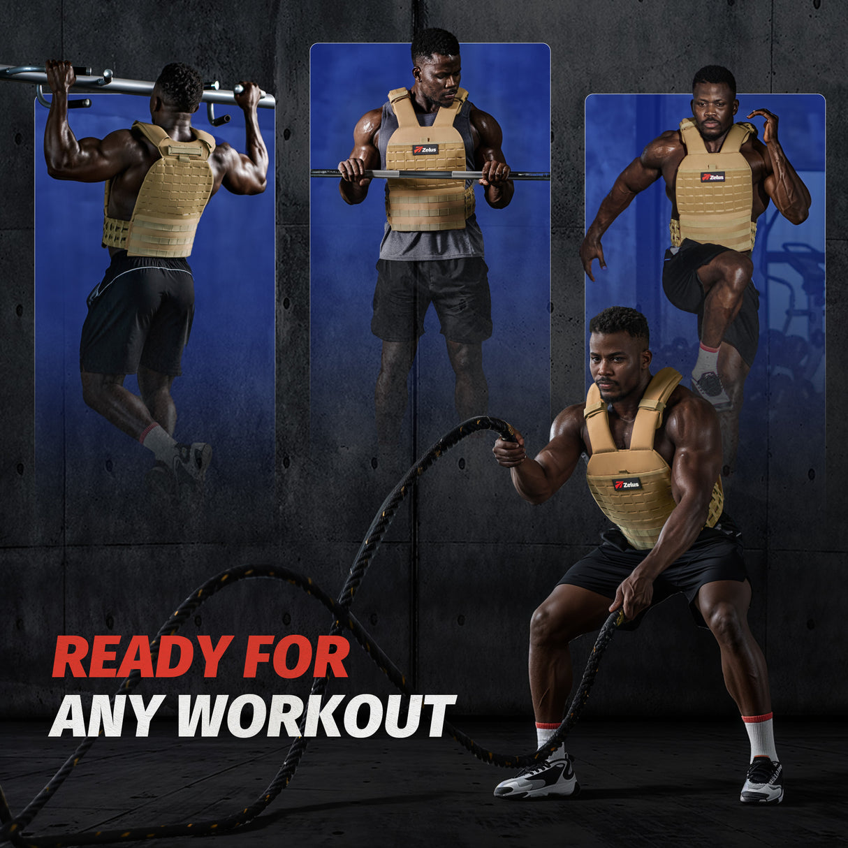 Performance Y-Shaped  Weighted Vest - Adjustable Weight