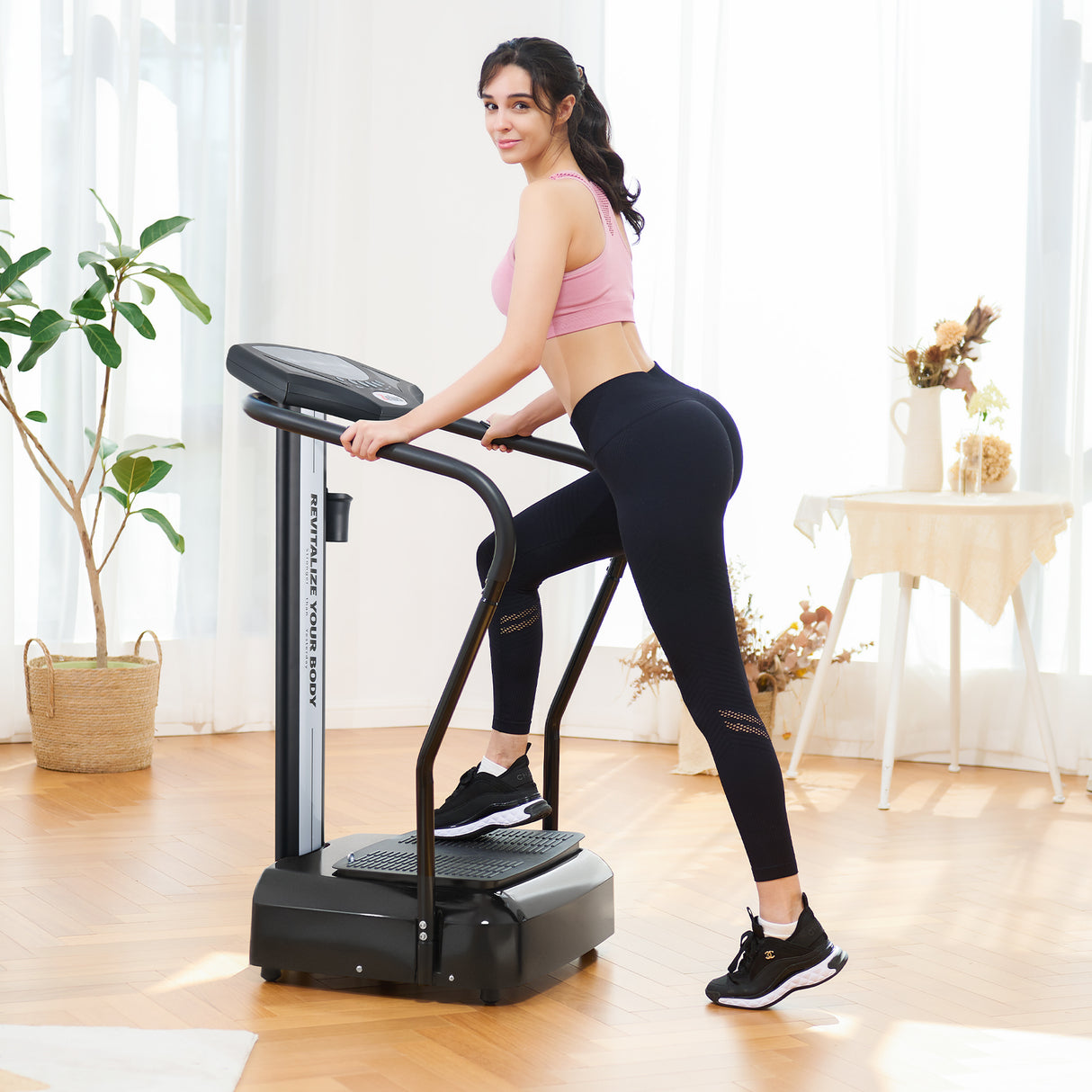 Full Body Vibration Machine, 500W Exercise Plate