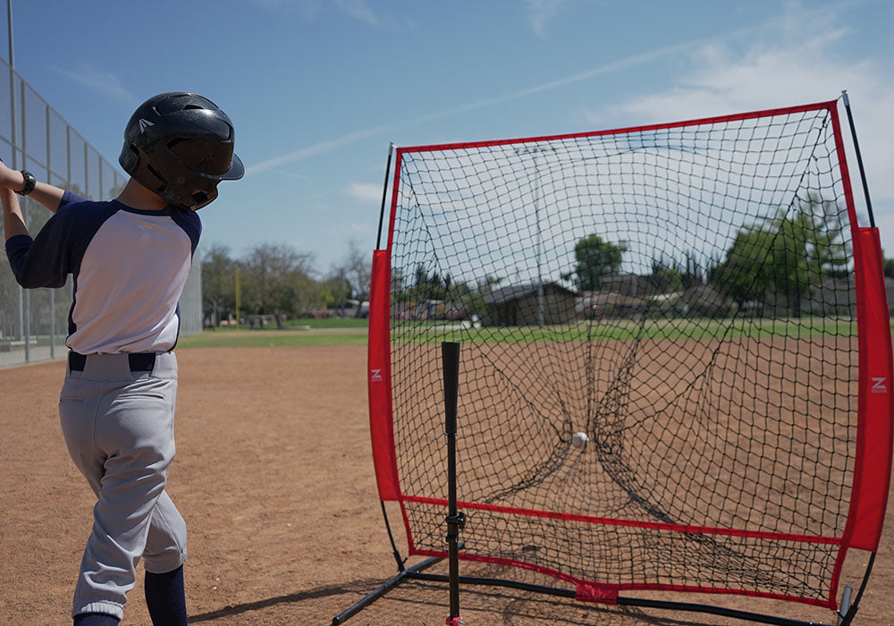Baseball Net 5x5ft Baseball Hitting Net with 1 Baseballs & Batting Tee