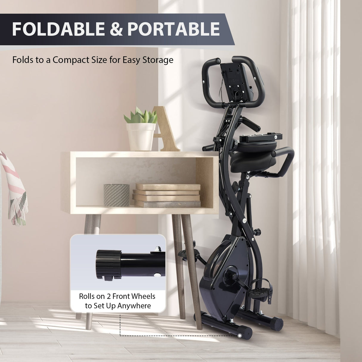 Folding Exercise Bike for Cardio Exercises