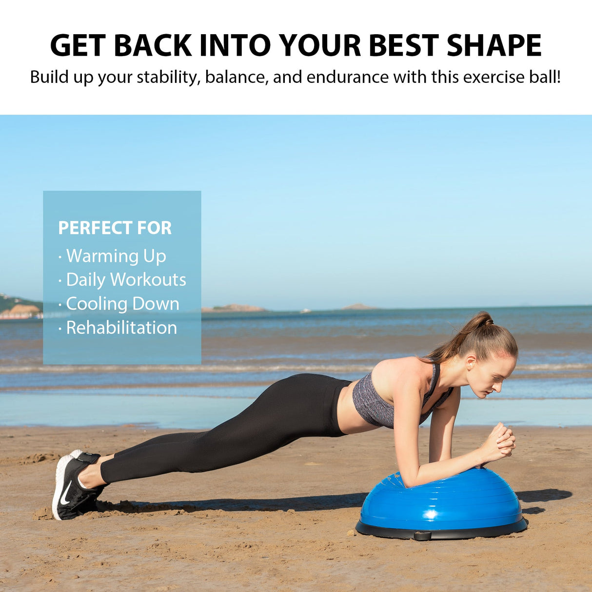 yoga training ball for balance coordination
