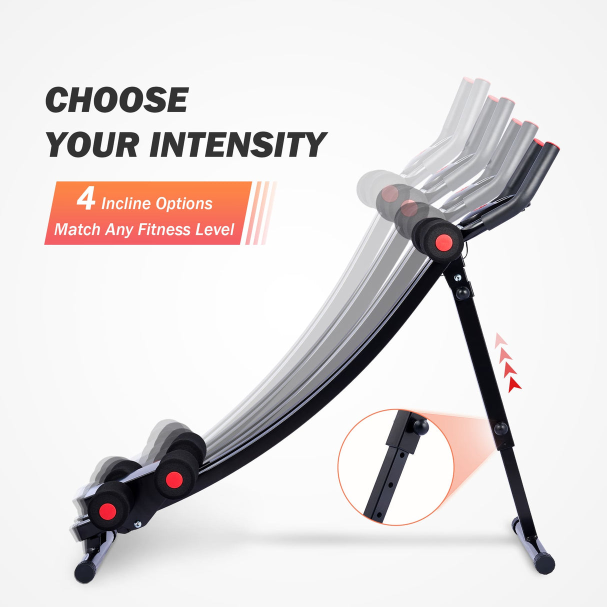 Foldable Abdominal Trainer Waist Toner