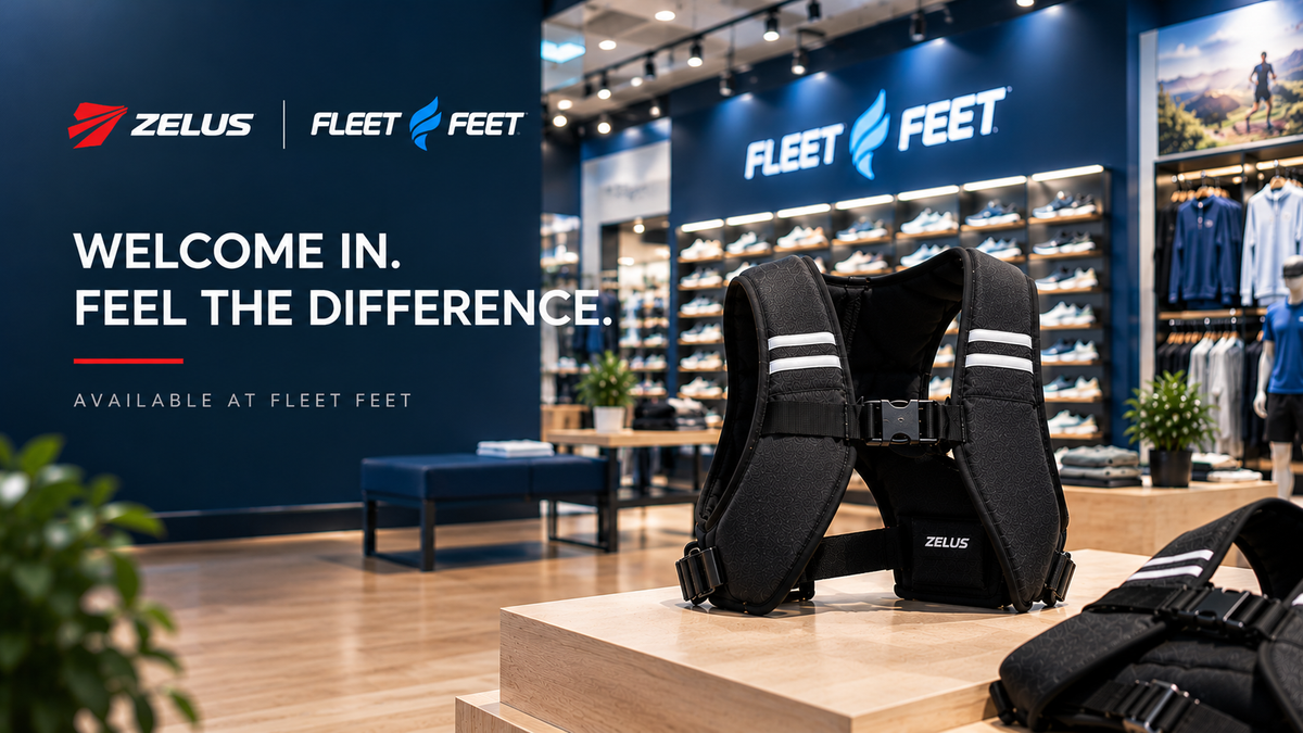 Zelus Weighted Vests Are Now in 23 Fleet Feet Stores — Try Before You Buy