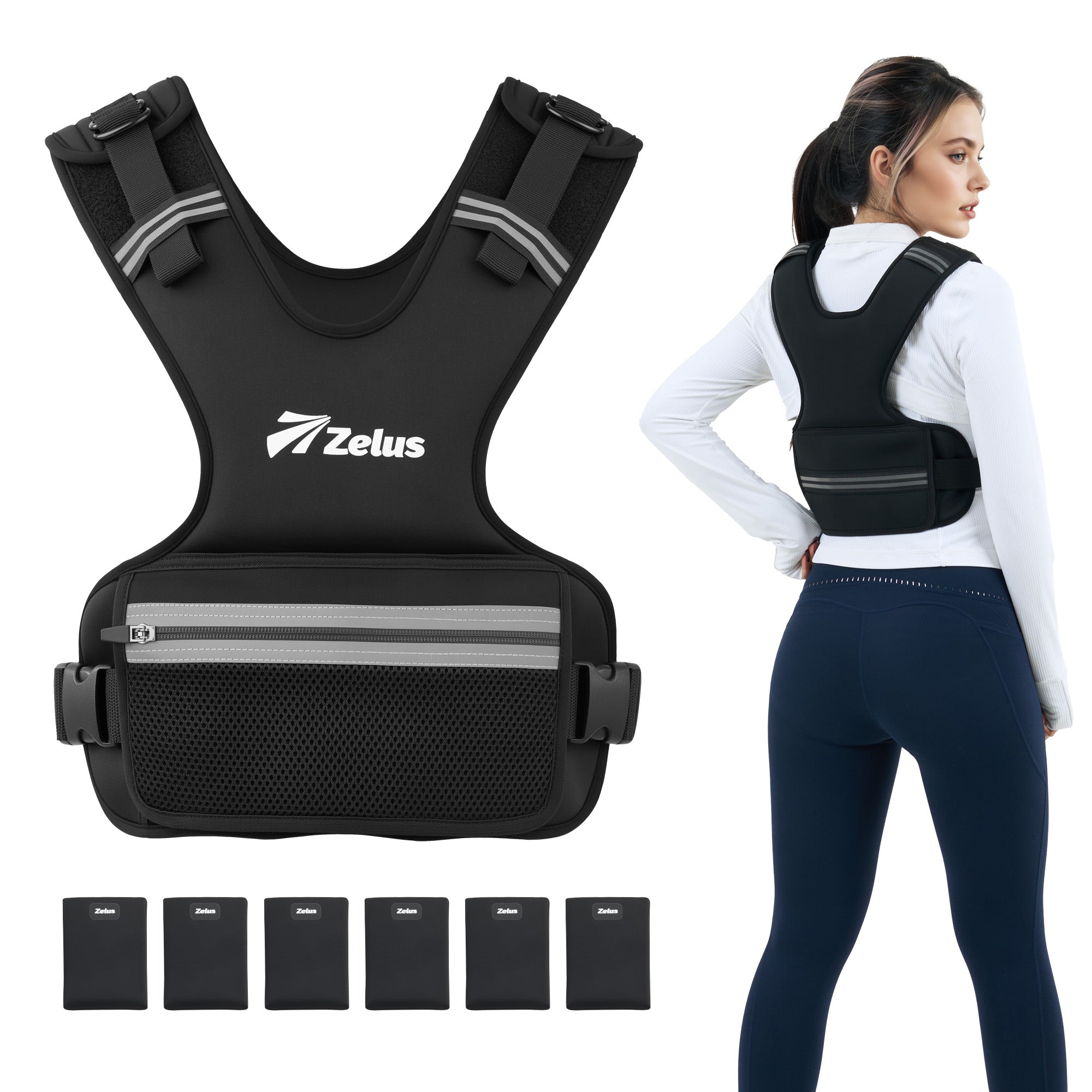 [最終値下げ]MEN'S TRAINING GILET PEARL Z-Fit™ Y-Shaped Weighted Vest - Adjustable Weight – ZelusFitness