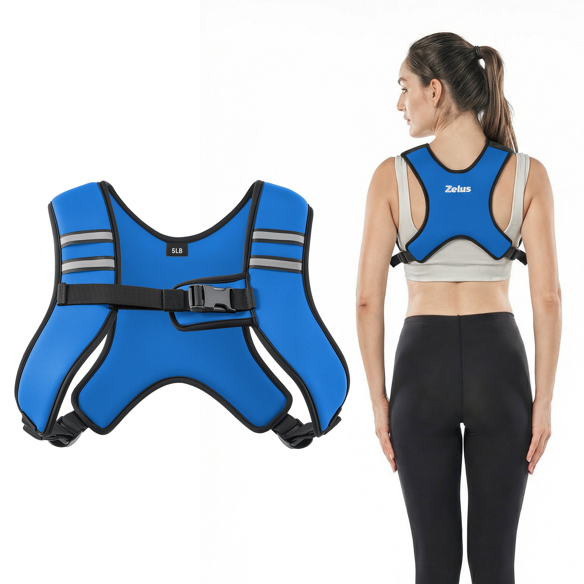 Zelus Z-Fit™ Weighted Vest | Adjustable Weight | Bestseller on