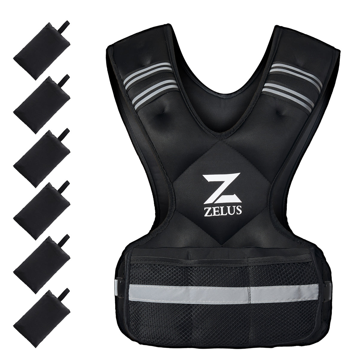 Weighted Vest for Men and Women | 20-32lb Vest with 6 Ironsand Weights