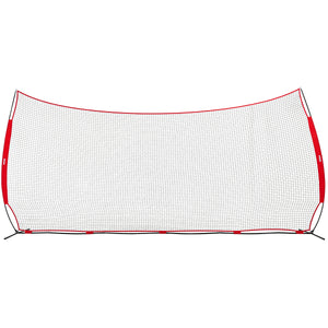 20x10 ft Barricade Backstop Net, Ball Sports Barrier Net with Carry Bag