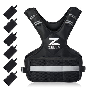 Weighted Vest for Men and Women | 4-10lb Vest with 6 Ironsand Weights