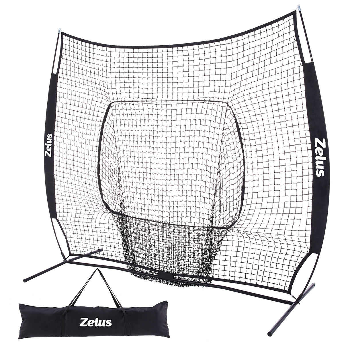 7x7ft Baseball Net for Hitting and Pitching Practice and Training Black