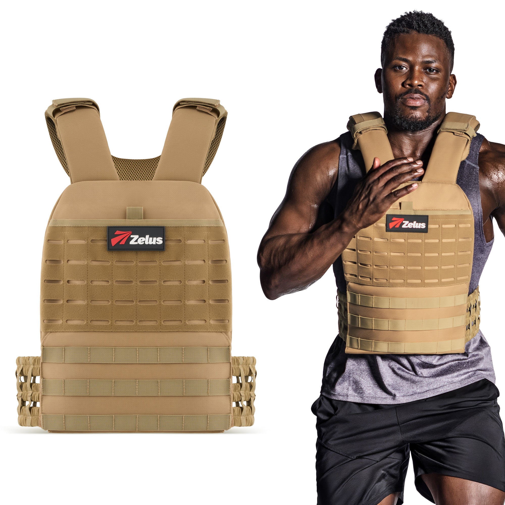 Zelus Performance Y-Shaped Weighted Vest - Adjustable Weight