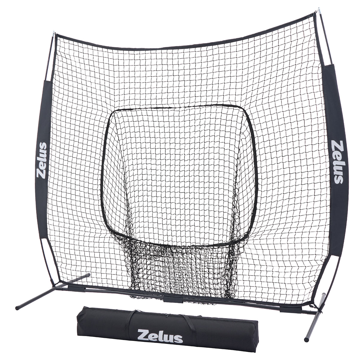 7x7ft Baseball Net for Hitting and Pitching Practice and Training Black