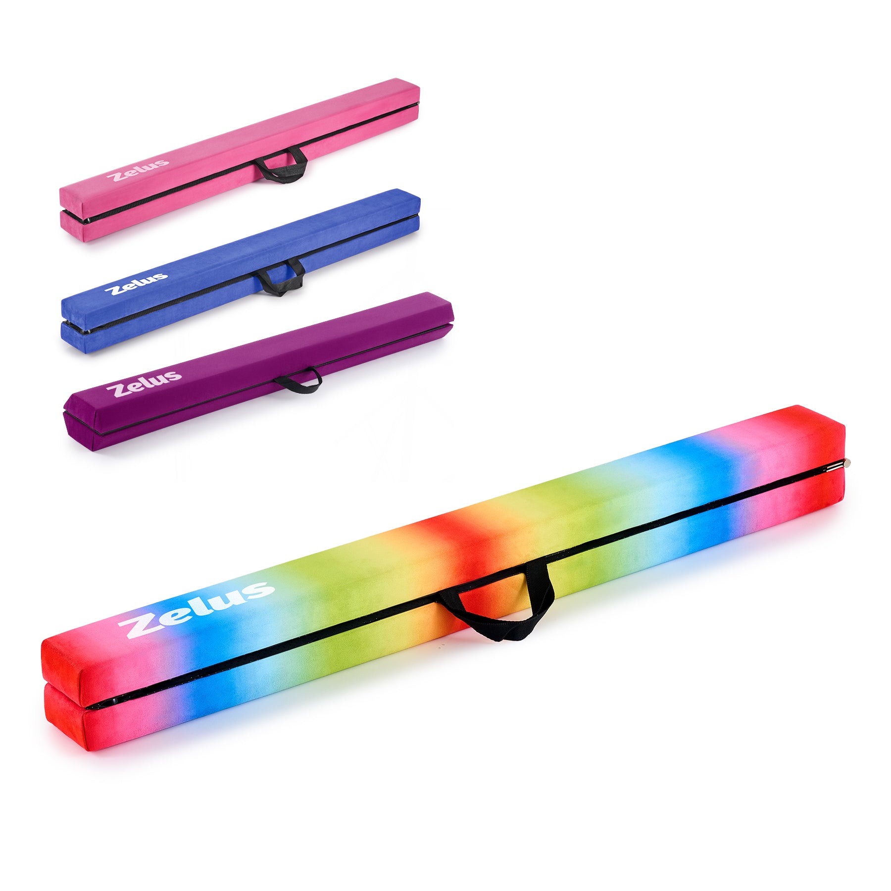 Colorful case with 'Zelus' branding on a white background