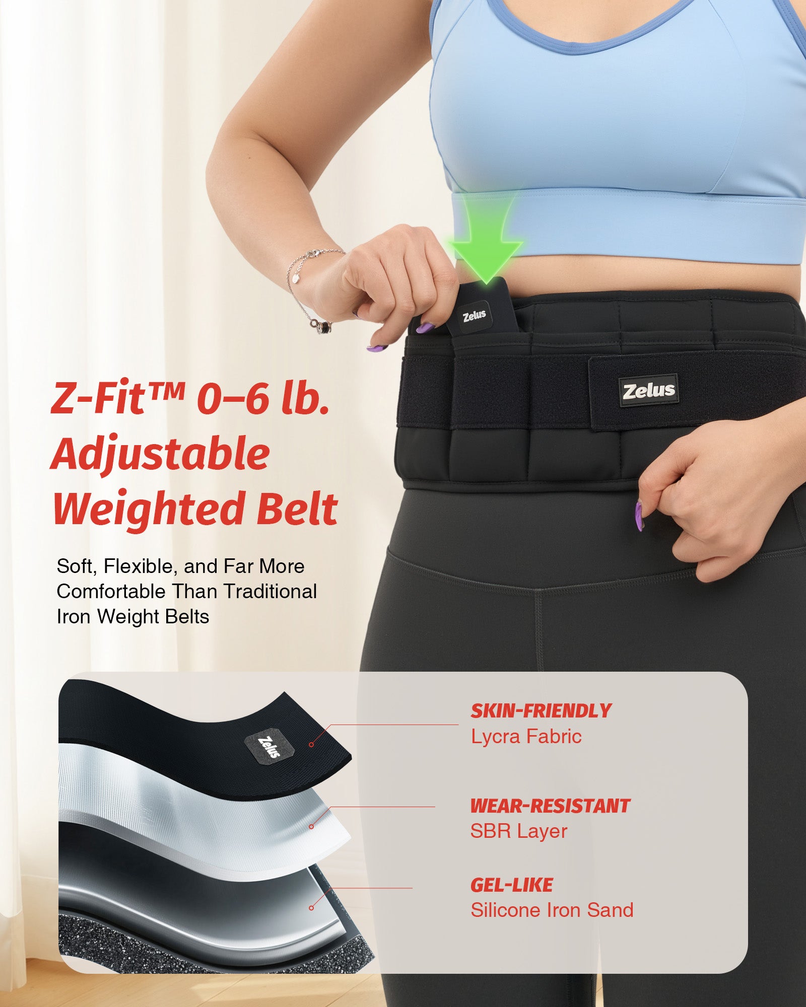 Z-Fit™ Adjustable Weighted Belt