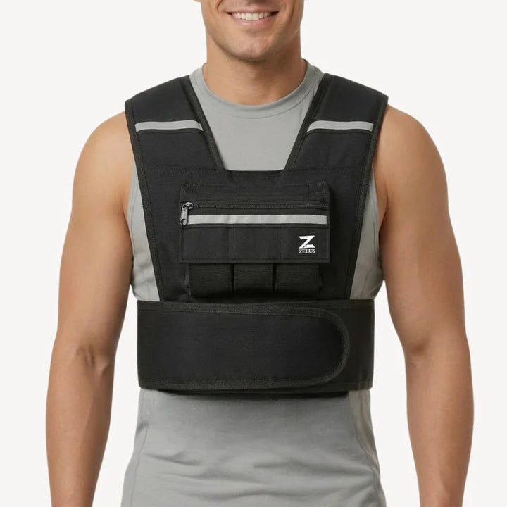 Performance Y-Shaped Weighted Vest - Adjustable Weight - 23lb/45lb