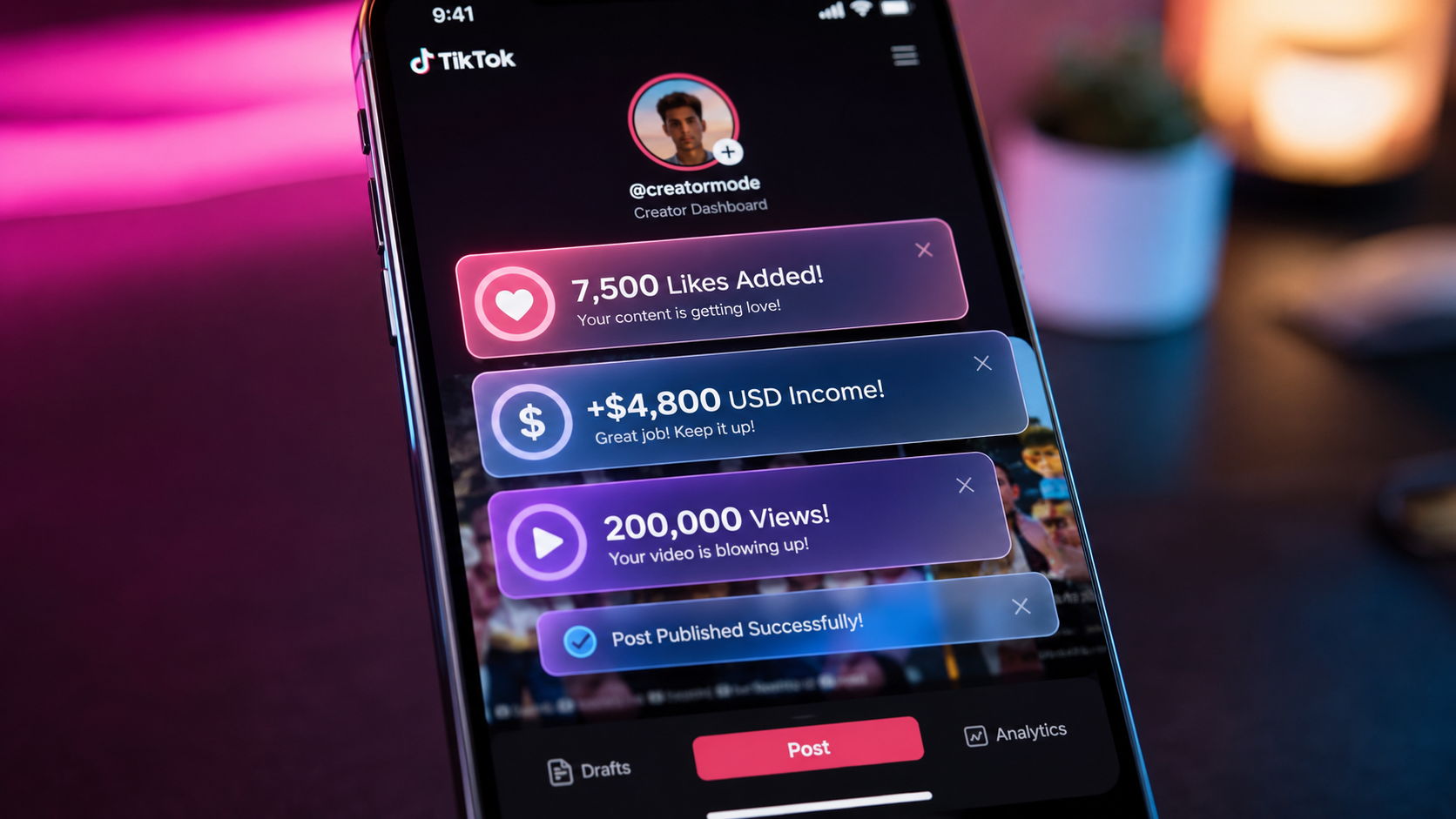 <p>Creating on TikTok? We've Got You Covered There Too</p>