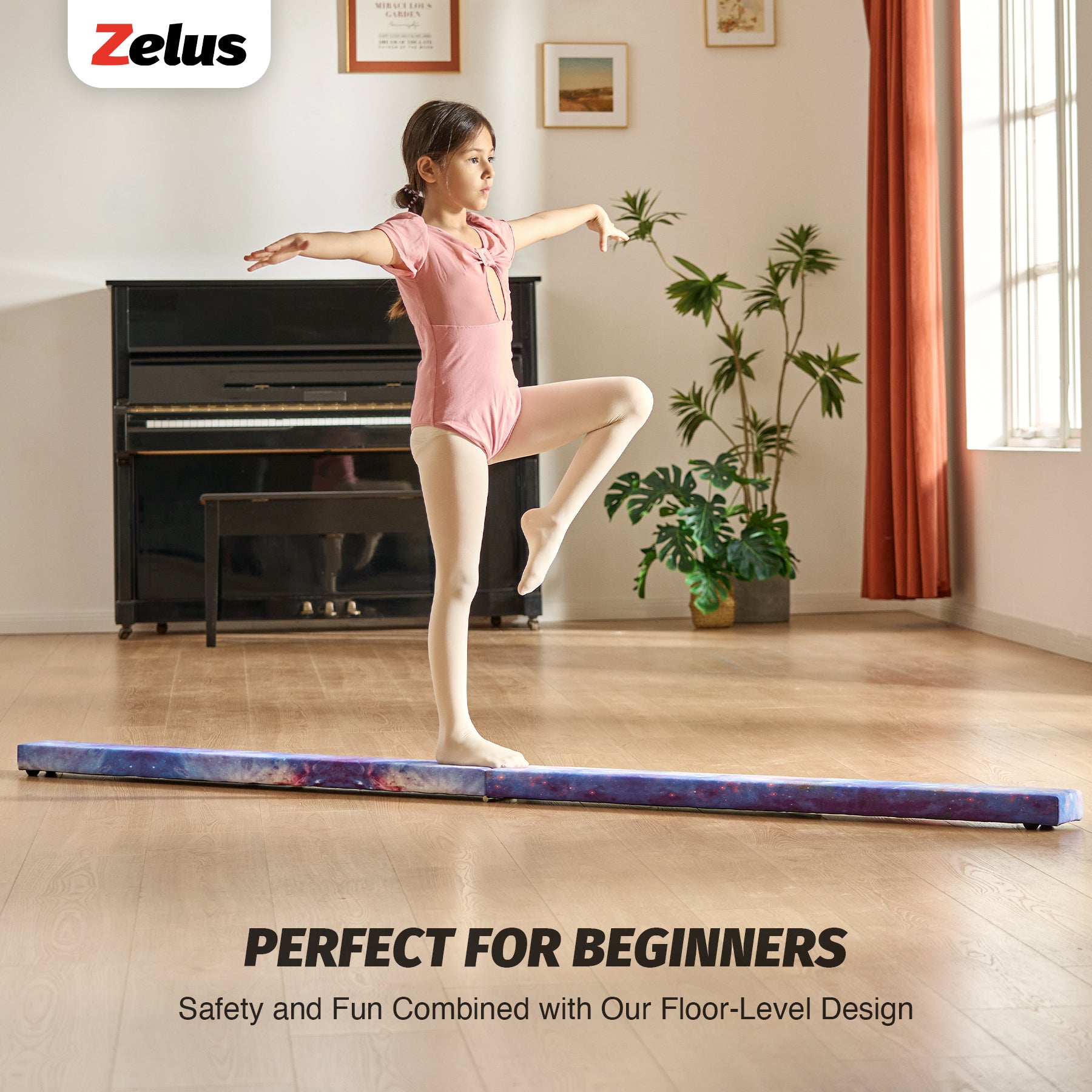 Colorful yoga mats with a carrying strap