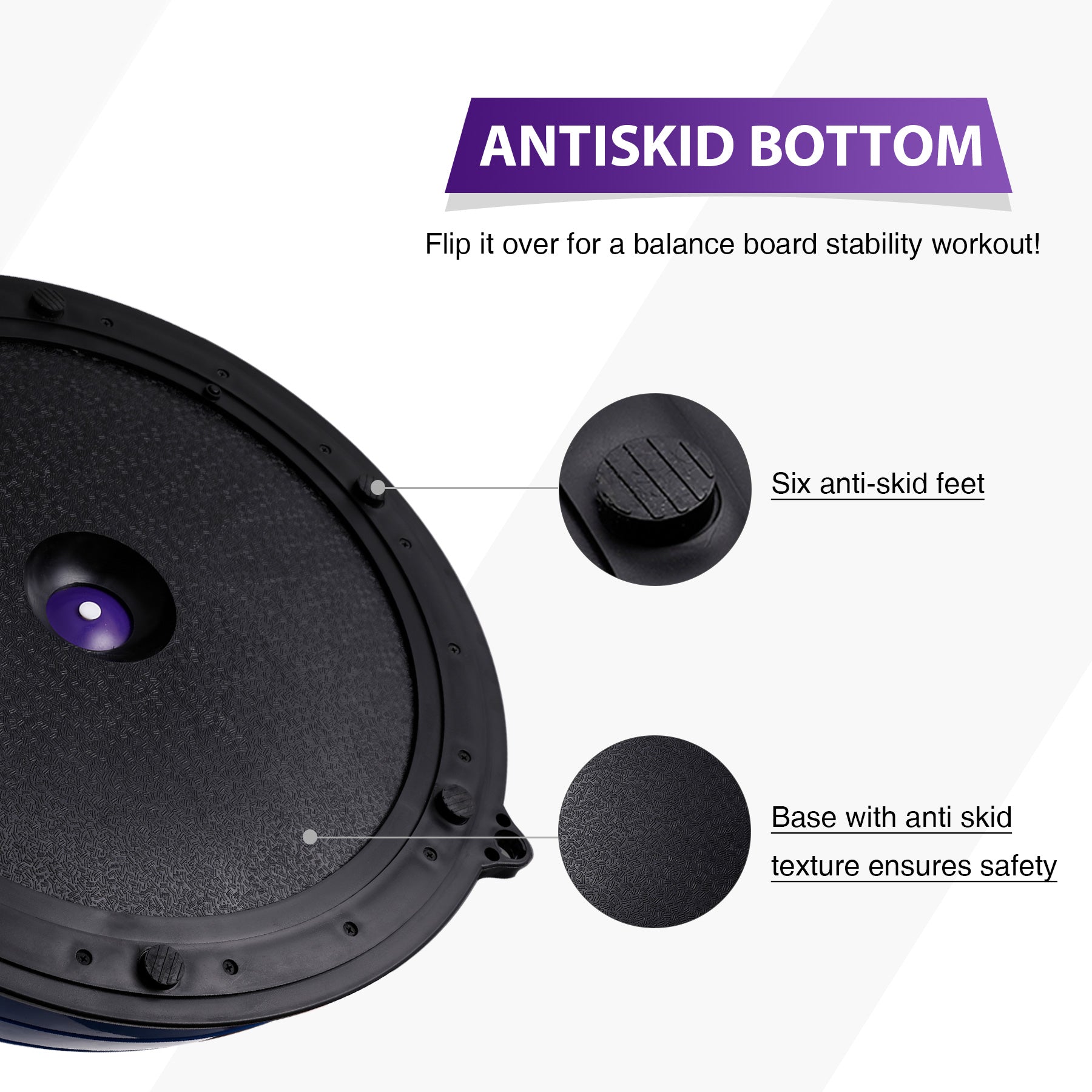 purple Fitness Balance ball 