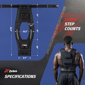 Performance Y-Shaped Weighted Vest - Adjustable Weight