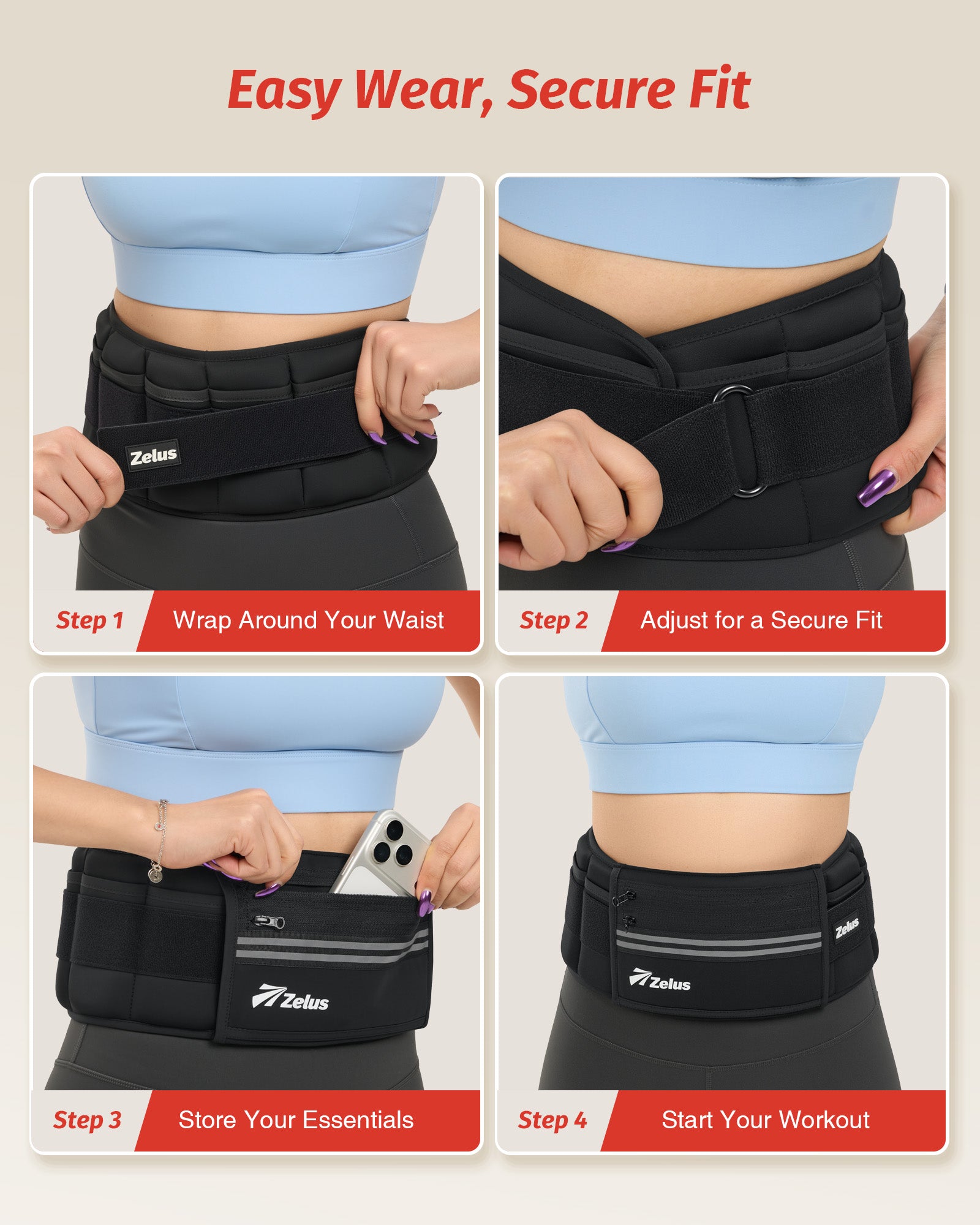 Z-Fit™ Adjustable Weighted Belt