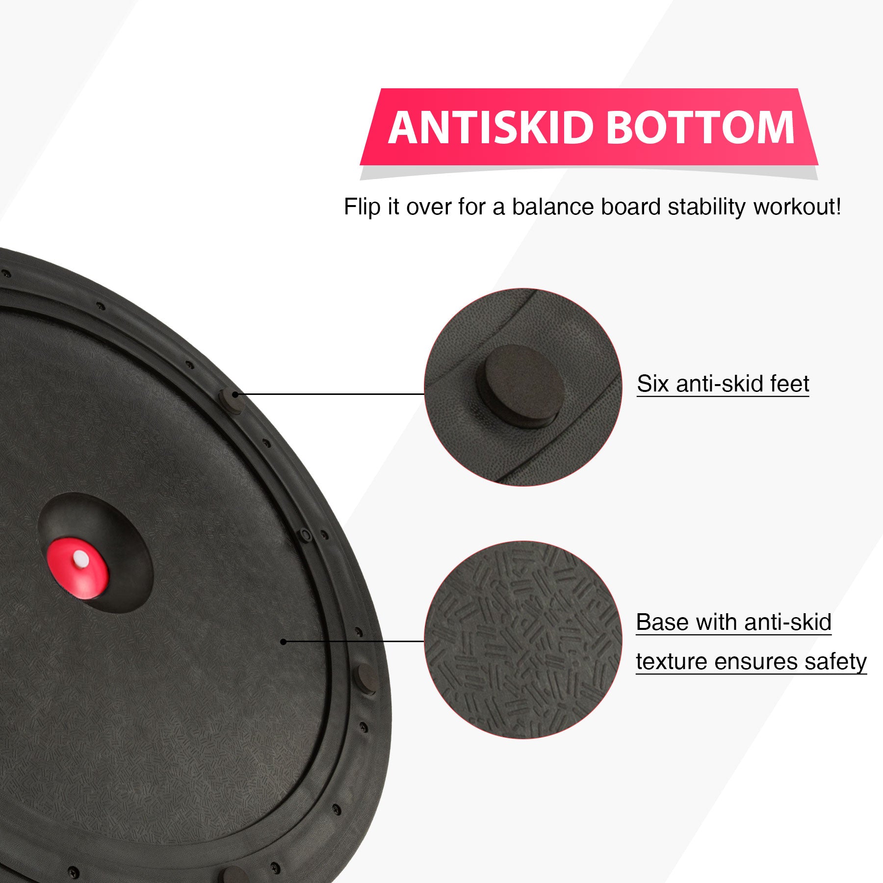 red Fitness Balance ball Trainer