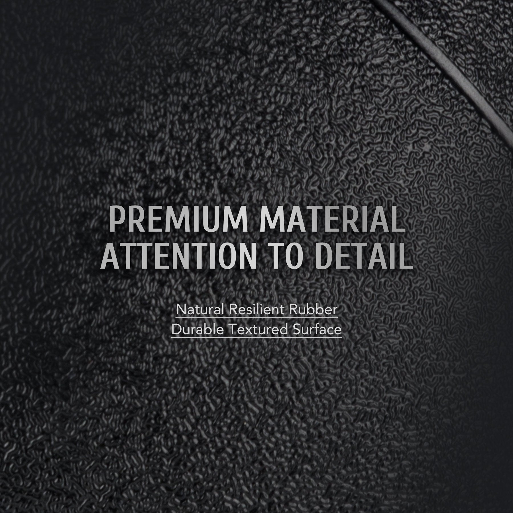 Black ZELUS double-handle medicine ball