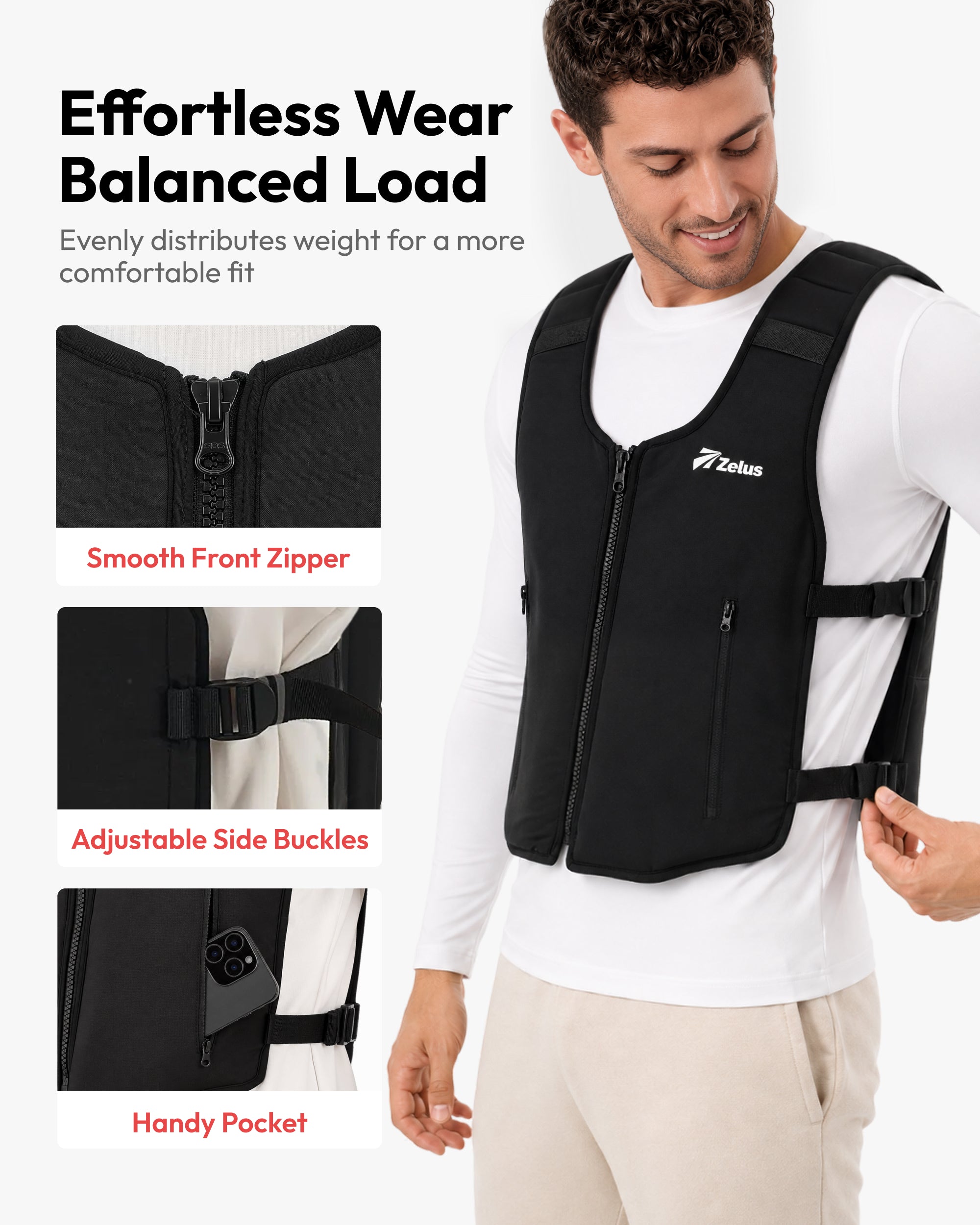 Z-Fit™ Slim Flex Adjustable Weighted Vest