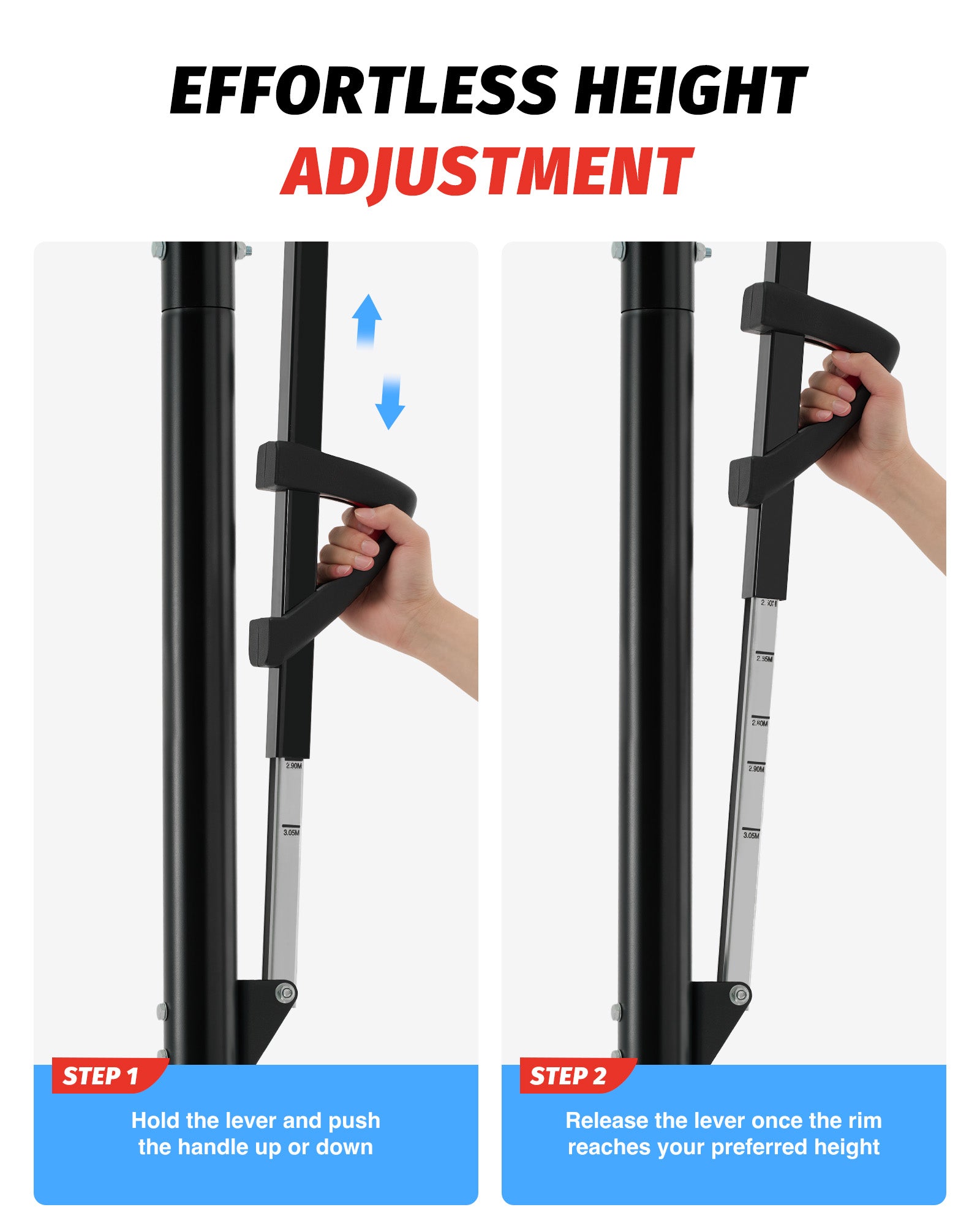 Zelus portable basketball hoop