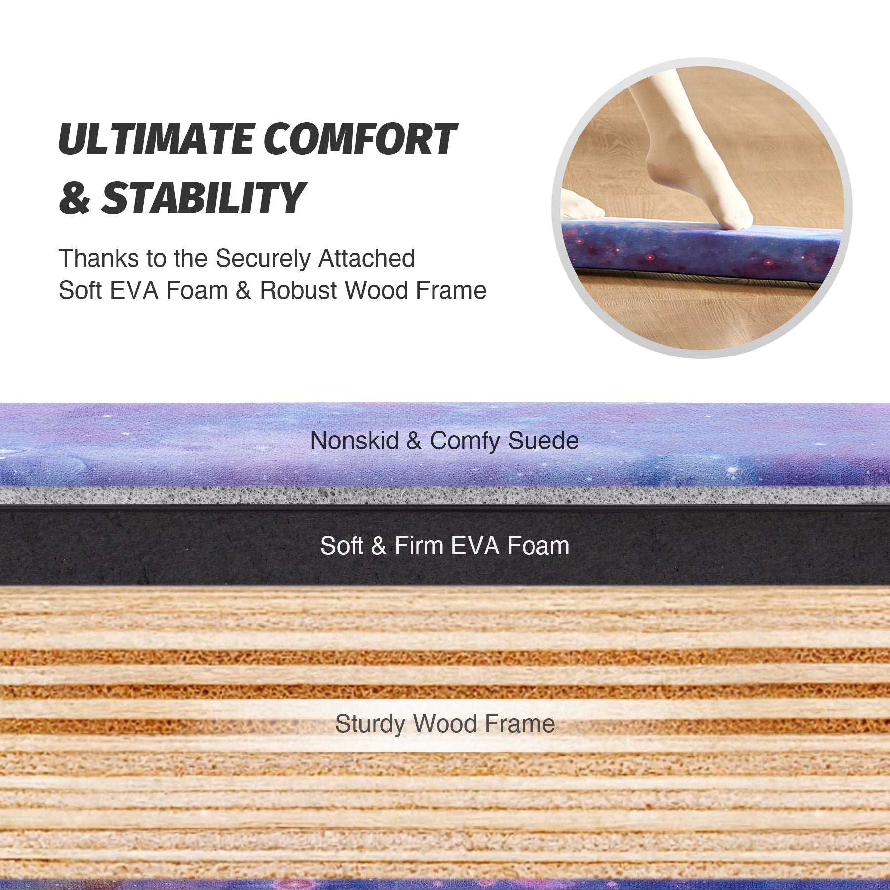 Colorful yoga mats with a carrying strap