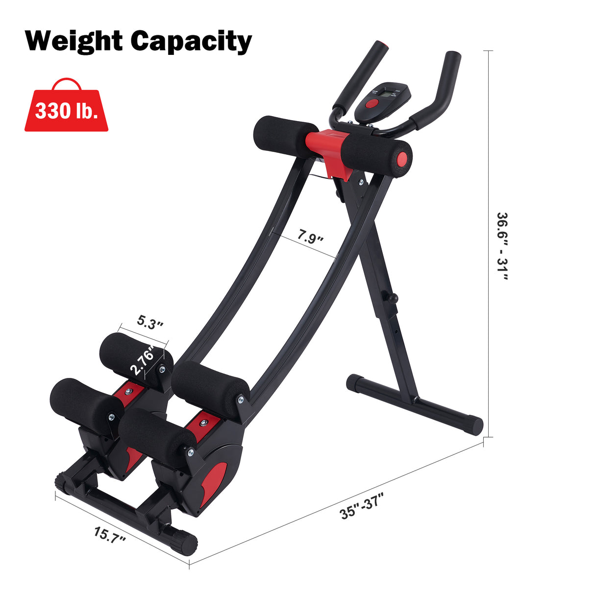 Cardio and Ab Crunch Home Gym Abdominal Trainer