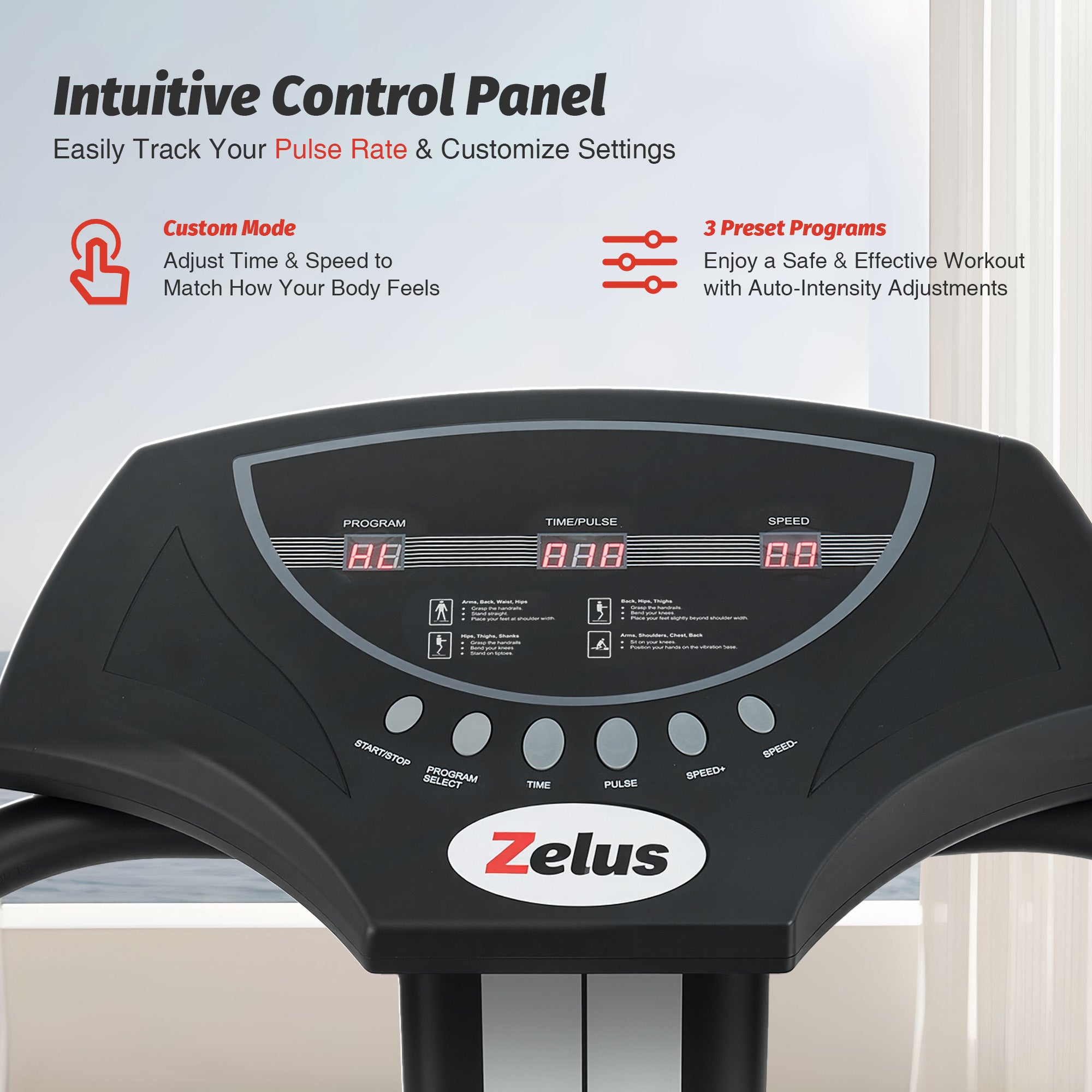 Vibration Plate Exercise Machine with Handles, Vibration Plate for Lymphatic Drainage with 2 Resistance Bands (3 Preset Modes 99 Levels)