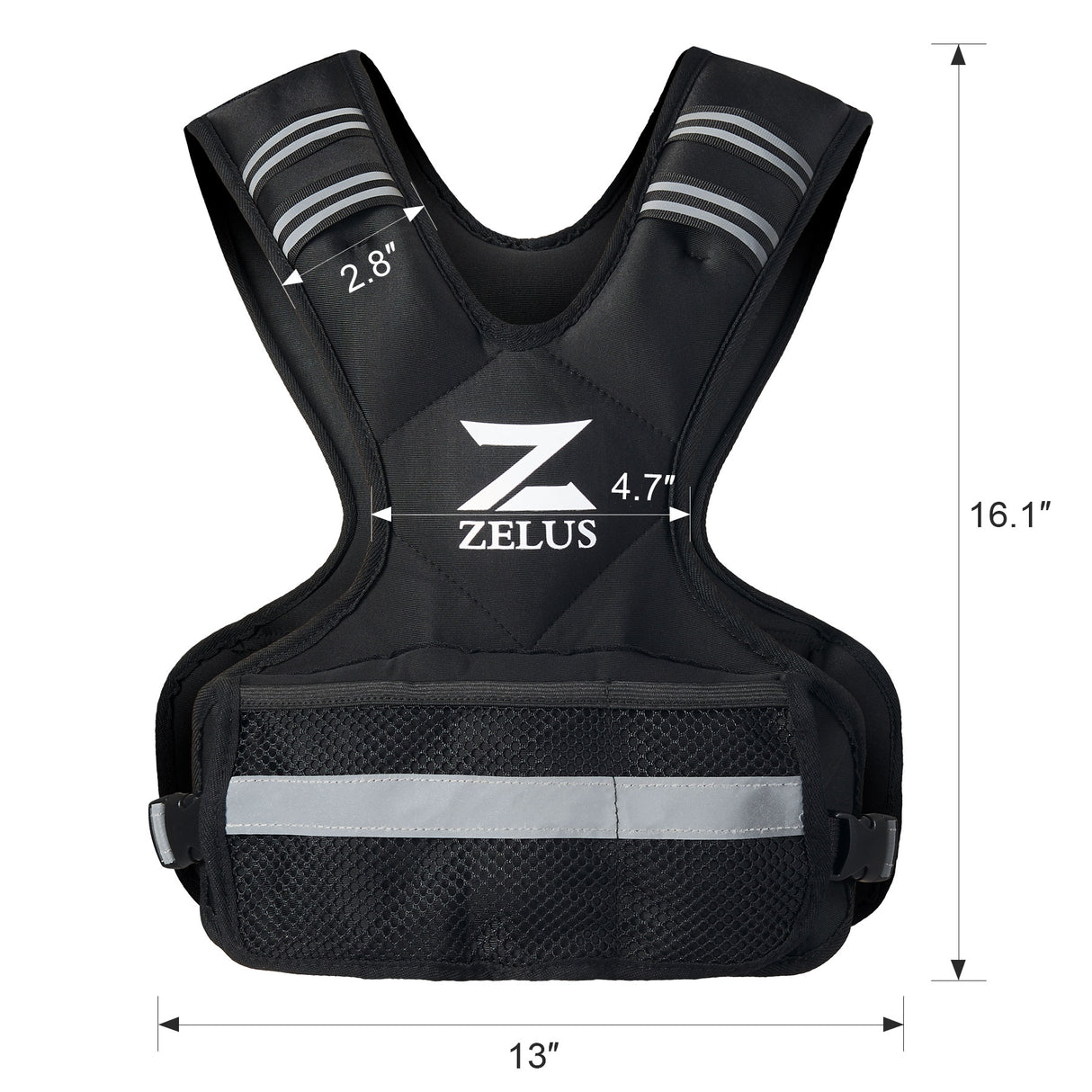 Weighted Vest for Men and Women | 11-20lb Vest with 6 Ironsand Weights