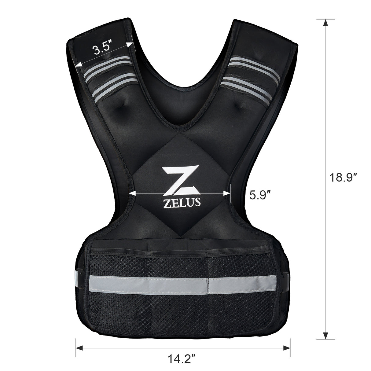 Weighted Vest for Men and Women | 20-32lb Vest with 6 Ironsand Weights