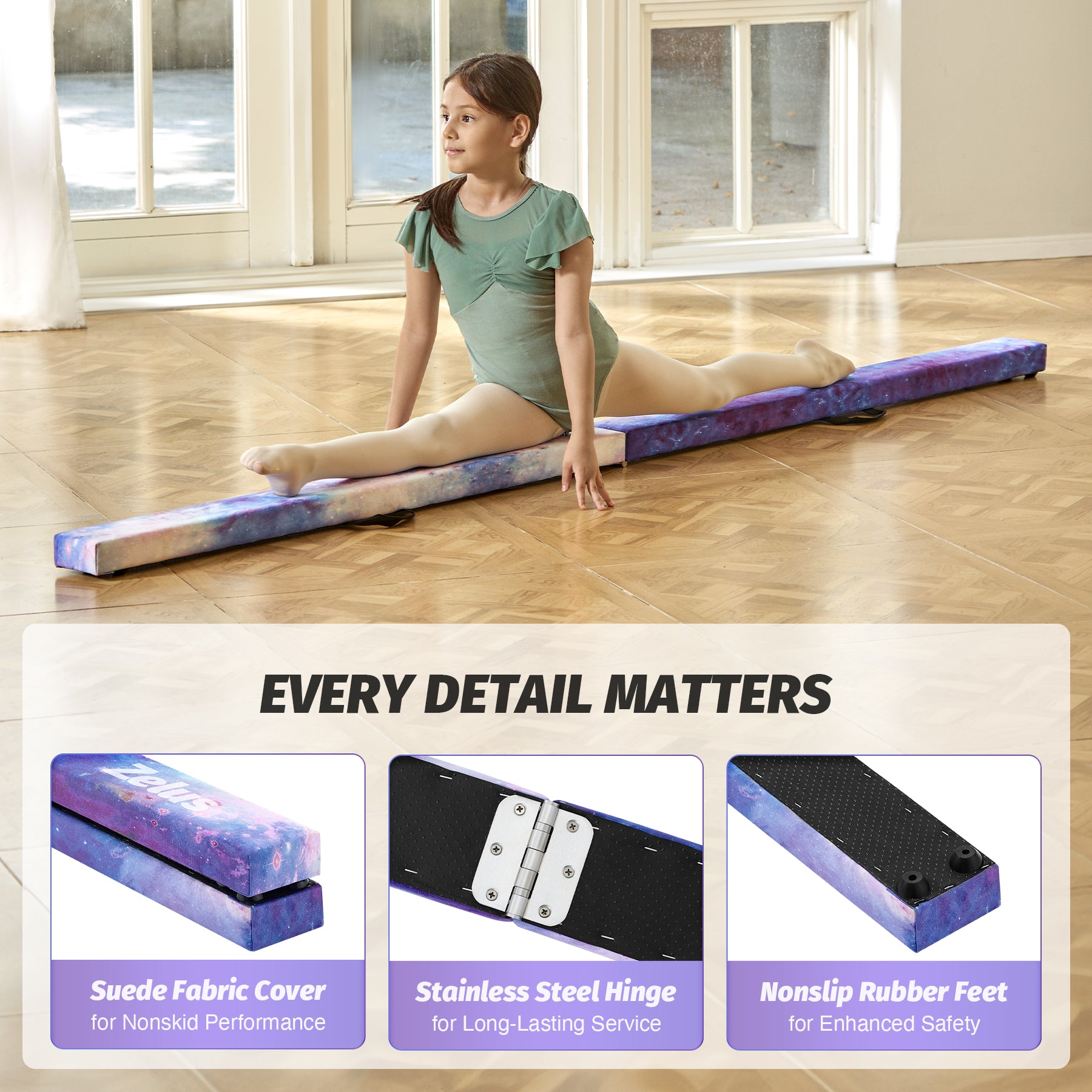 Colorful yoga mats with a carrying strap