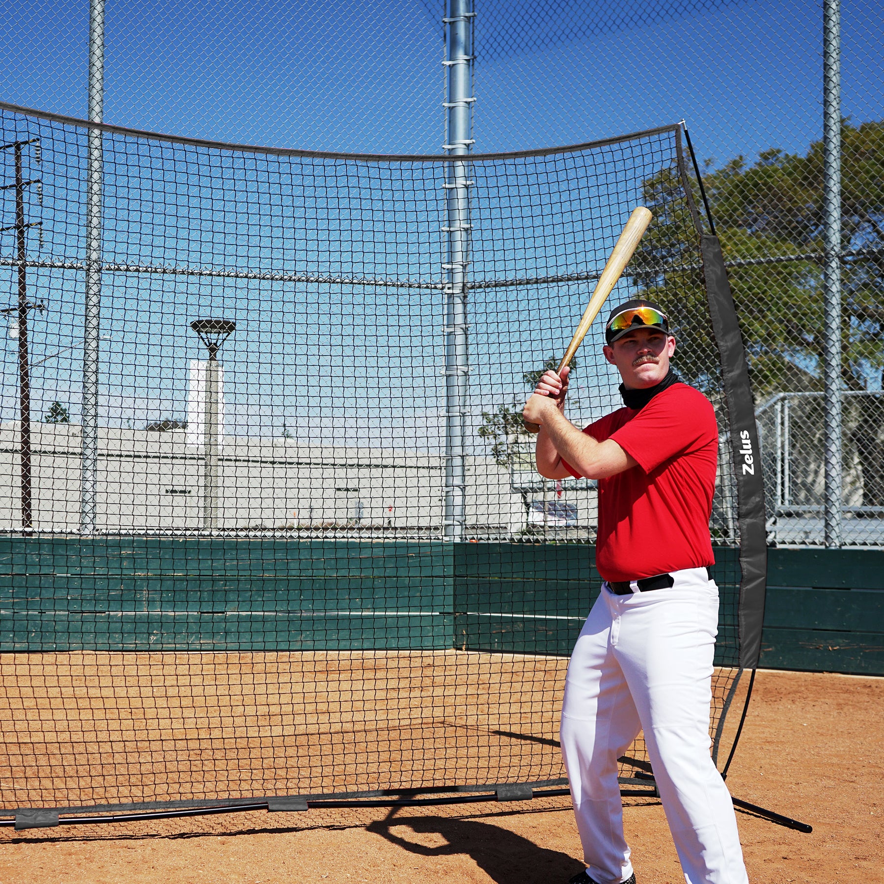 Black sports training net 