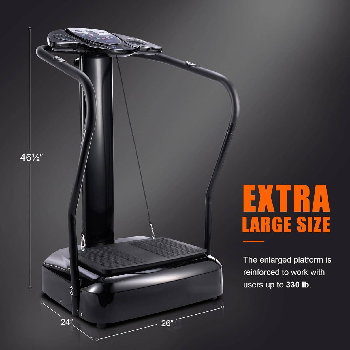 ZELUS 2000W Vibration Plate Exercise Machine | Full-Body Workout Platform with 180 Speed Levels & Built-in MP3 Player