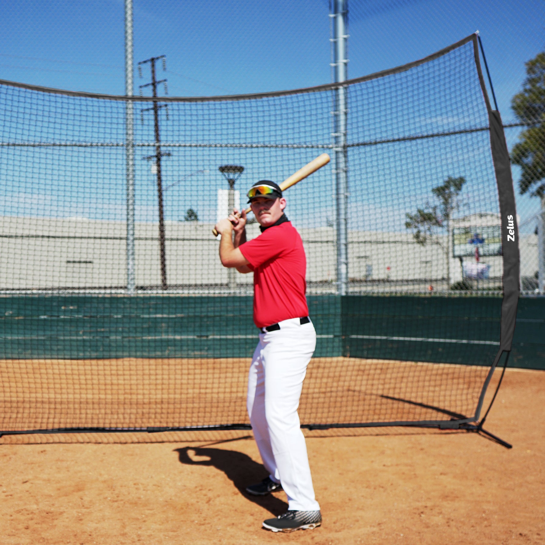 Black sports training net