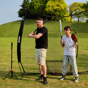 Baseball Softball 7x7ft Practice Net with Tee Baseballs*1 and Carry Bag