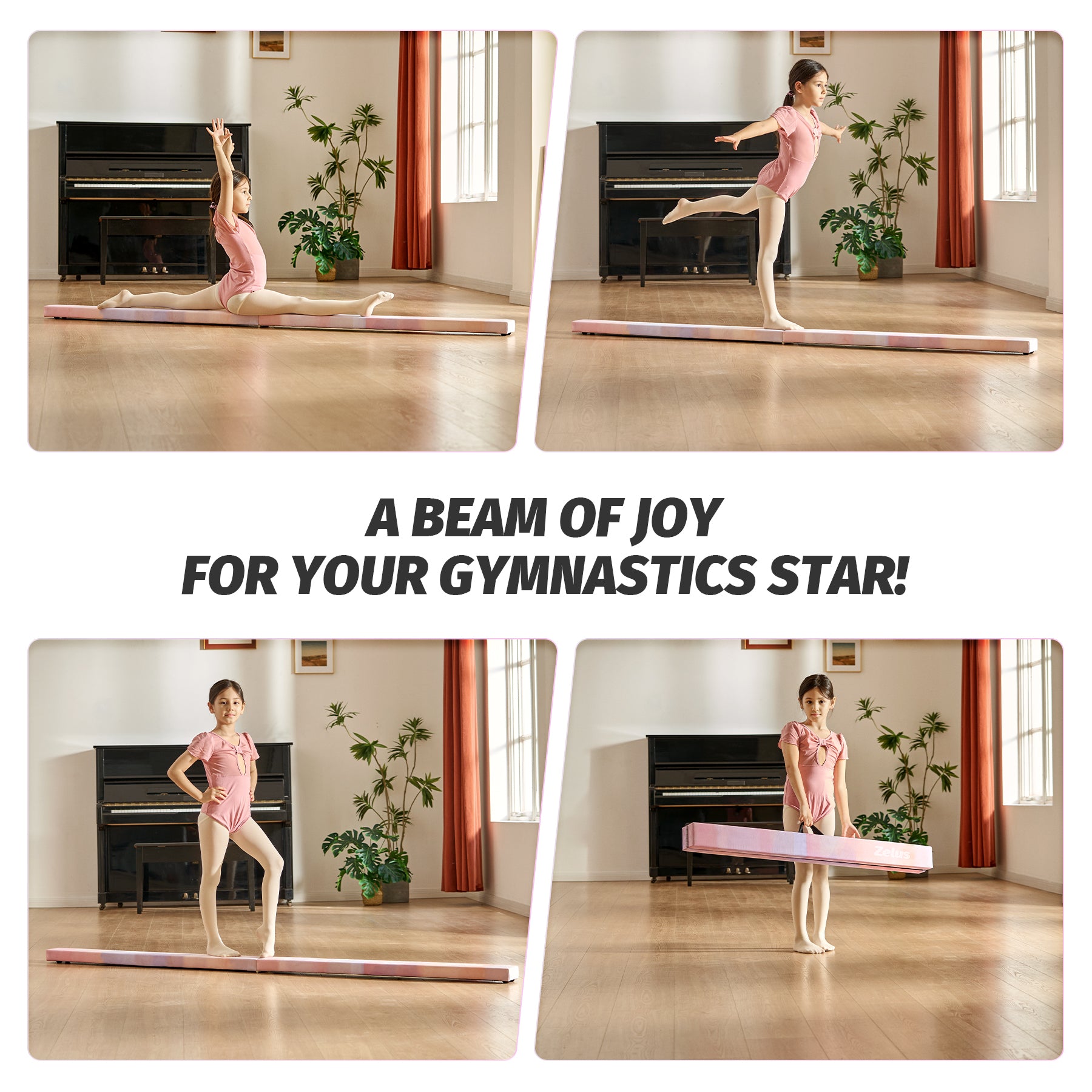 folding gymnastics balance beam