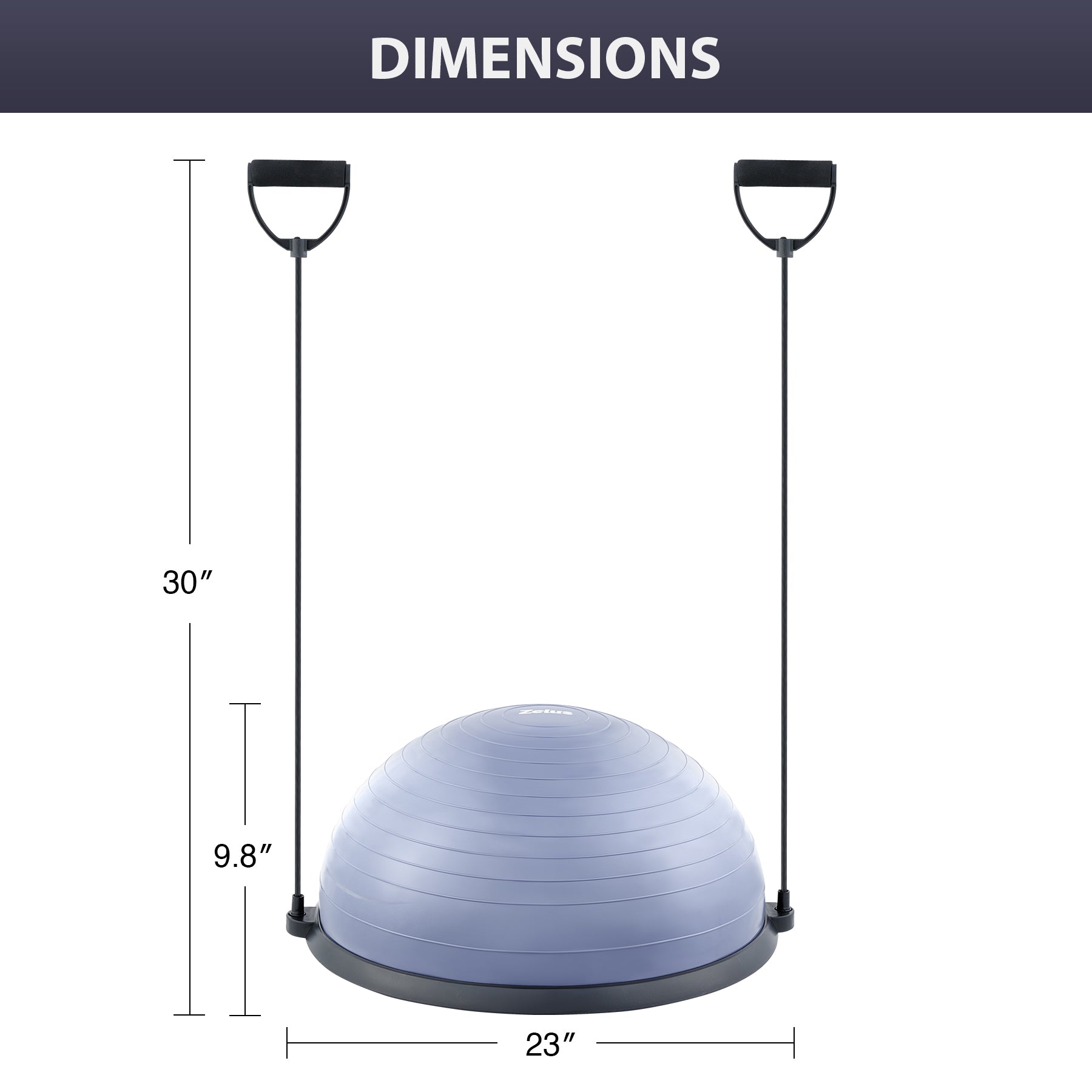 blue Fitness Balance ball Trainer
